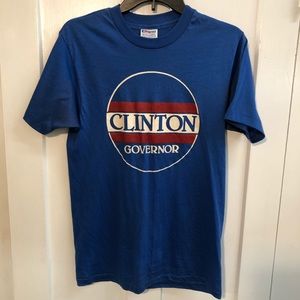 Bill Clinton for Governor T shirt vintage 1980’s